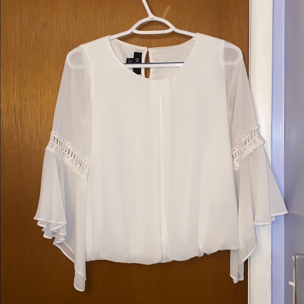 Dressy quarter sleeve blouse
